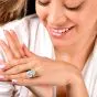 Vintage 9.35 carats Diamonds Toi Et Moi Platinum Bypass Ring|DoverJewelry|