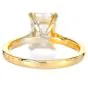 Solitaire 2.83ct Emerald Cut Diamond Engagement Ring-Dover Jewelry