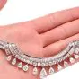 Vintage 30.87ct Diamond Platinum pendant Choker Necklace