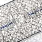 Baroness Diamond Sapphire Art Deco Platinum Bracelet