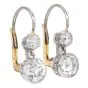 Vintage 2.06cttw Diamond Platinum Dangle Earrings |dover jewelry|