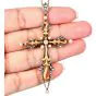 Vintage Diamond Pearl 18K Gold Cross Pendant|Dover Jewelry|