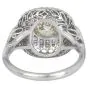 Vintage Old European Diamond 1.95carats Platinum Cocktail Engagement Ring |Dover Jewelry|
