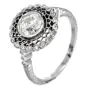  1.02Carats Old European Diamond Platinum Engagement Ring |Dover Jewelry|