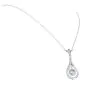 Estate Aquamarine Diamond Teardrop Platinum Necklace|Dover Jewelry|