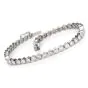 Deco Design 2.82ct Round-Cut Diamond Platinum Line Tennis Bracelet