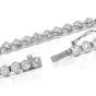 Deco Design 2.82ct Round-Cut Diamond Platinum Line Tennis Bracelet