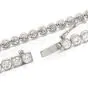 Deco Design 2.77 carats Diamond Platinum Line Tennis Bracelet |Dover Jewelry|