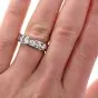 CARTIER Diamond Eternity Platinum Wedding Band Ring|Dover Jewelry|