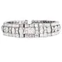 Vintage 44.60cts Natural Diamond Platinum Mixed Cut Bracelet