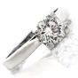 Estate 1.23Ct Round Diamond Platinum Engagement Ring l DOVER JEWELRY