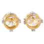 GIA 3.43 carats Natural Diamond J/VS1 18K Gold Brilliant Round Classic Stud Earrings |DoverJewelry|