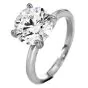 Classic 3.01ct G VVS2 Brilliant Round Platinum Solitaire Engagement Ring