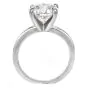 Classic 3.01ct G VVS2 Brilliant Round Platinum Solitaire Engagement Ring