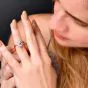 Classic 3.01ct G VVS2 Brilliant Round Platinum Solitaire Engagement Ring
