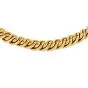 Pomellato Diamond 18K Gold Rope Chain Hardware Link Necklace-Dover Jewelry