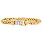 Pomellato Diamond 18K Gold Rope Chain Hardware Link Bracelet-Dover Jewelry