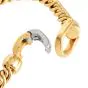 Pomellato Diamond 18K Gold Rope Chain Hardware Link Bracelet-Dover Jewelry