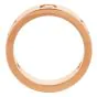 Cartier 3 Diamond 18K Pink Gold Band Ring 53|Doverjewelry|