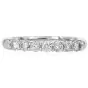 Estate Tiffany & Co. 0.65ct Diamond Platinum Semi-Eternity Wedding Band Ring|Dover Jewelry|