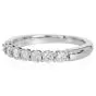 Estate Tiffany & Co. 0.65ct Diamond Platinum Semi-Eternity Wedding Band Ring|Dover Jewelry|