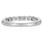 Estate Tiffany & Co. 0.65ct Diamond Platinum Semi-Eternity Wedding Band Ring|Dover Jewelry|