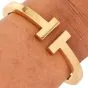 Tiffany & Co T Square 18K Yellow Gold Medium Bracelet