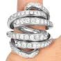 De Grisogono 5.40cts Diamond 18K Gold Vortice Collection Cocktail Ring|Dover Jewelry|