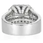 GIA 6.70 carats Fancy Yellow Cushion Diamond 18K Gold Halo Engagement Ring