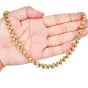 Estate 3.30cts Diamond 18K Gold Braided Link Statement Chain Necklace