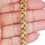 Estate 2.70Cts Diamond 18K Gold Braided Link Bracelet|Dover Jewelry|