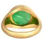 Fei Cui Type A Green 9.23ct Jade 18K Yellow Gold Solitaire Ring