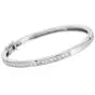Estate 2.75ct Princess-Cut Diamond 18K Gold Hinged Bangle Bracelet|Dover Jewelry|