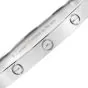 Cartier Classic LOVE 18K White Gold Bangle Bracelet Size 17|Dover Jewelry|