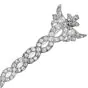 Antique 1920s Diamond 14K White Gold Caduceus Peacock Feather Brooch|Dover Jewelry|