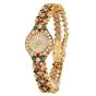 Chopard Diamond Emerald Ruby Sapphire 18K Gold Bracelet Watch|Dover Jewelry|