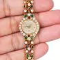 Chopard Diamond Emerald Ruby Sapphire 18K Gold Bracelet Watch|Dover Jewelry|