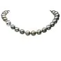 15mm Lustrous Tahitian South Sea Pearl diamond clasp Choker Necklace