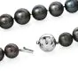 15mm Lustrous Tahitian South Sea Pearl diamond clasp Choker Necklace