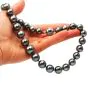 15mm Lustrous Tahitian South Sea Pearl diamond clasp Choker Necklace