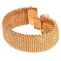 Estate 22mm Wide18K Yellow Gold Mesh Bracelet 8 Inches