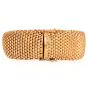 Estate 22mm Wide18K Yellow Gold Mesh Bracelet 8 Inches