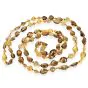 Verdura Extra Long Smoky Quartz 18K Gold Beaded Necklace