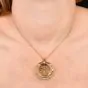 Van Cleef & Arpels Diamond Locket 18K Gold Pendant Necklace