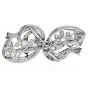 Vintage Old Mine 5.50 carat Diamond Platinum Ribbon Bow Double Pin Brooch |Dover Jewelry|