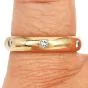 Cartier Diamond Stella 18k Yellow Gold Band Ring