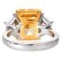 GIA Fancy Intense Yellow 6.80cts Diamond Platinum 18K Engagement Ring|Dover Jewelry|