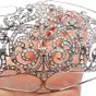 Antique Victorian 21.24ct Rose-cut Diamond 18K White Gold Regal Tiara