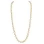 Golden Tahitian South Sea Pearl Necklace 14-12mm, 34 Inches long