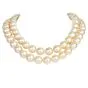 Golden Tahitian South Sea Pearl Necklace 14-12mm, 34 Inches long